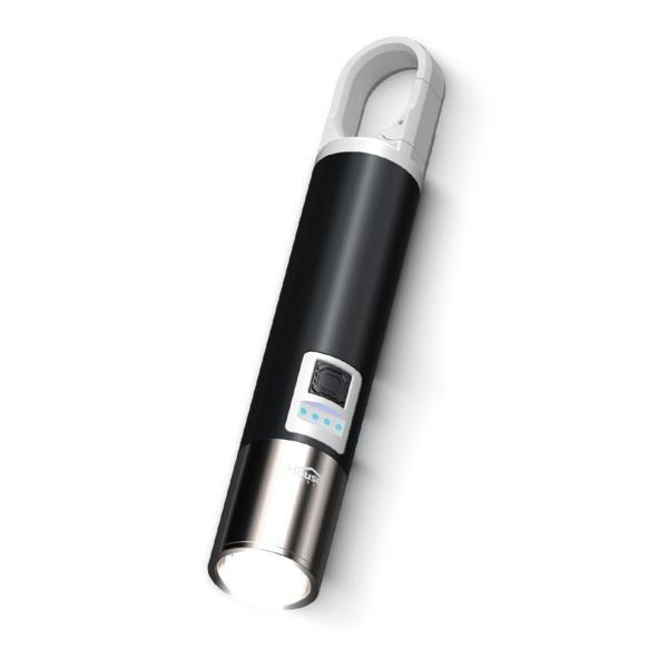 House Pratik HP75 Güçlü El Feneri 380 Lümen 200m Aydınlatma Type-C Şarjlı 4 Modlu Siyah - Image 1