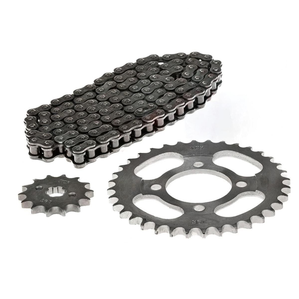 MONDIAL CUB100 ZİNCİR DİŞLİ SET (428 - 110L-14T - 36T) KH UKH SFC ASYA RAMZEY KANUNI - Image 1