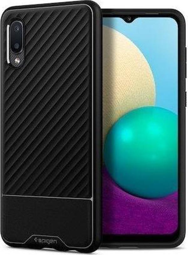 Spigen Galaxy A02 / Galaxy M02 ile Uyumlu Kılıf Core Armor Matte Black - Image 1