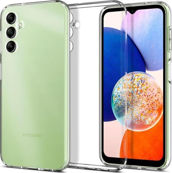 Spigen Galaxy A14 5G ile Uyumlu Kılıf Liquid Crystal 4 Tarafı Tam Koruma Crystal Clear - Image 1