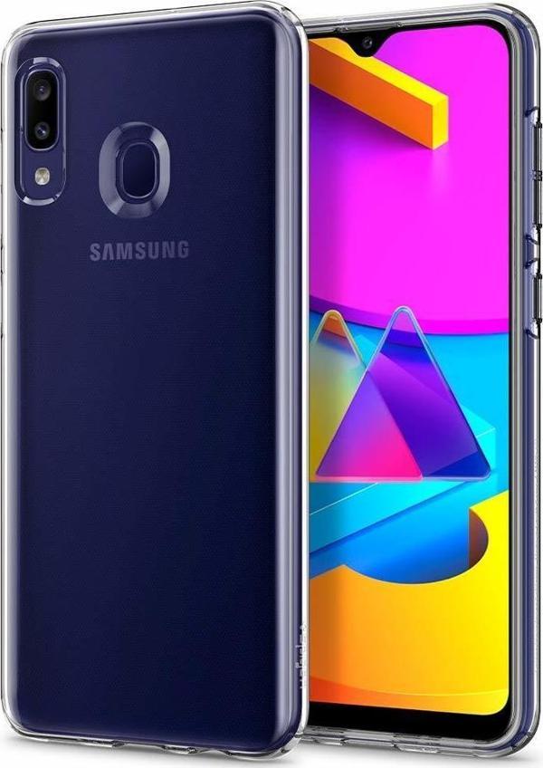 Spigen Galaxy M10s ile Uyumlu Kılıf Liquid Crystal Crystal Clear - Image 1