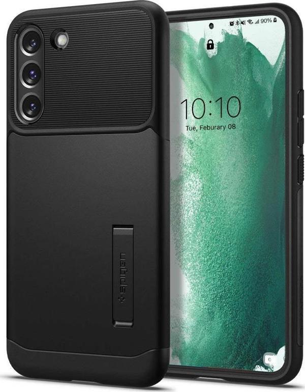 Spigen Galaxy S22 Plus 5G ile Uyumlu Kılıf Slim Armor Black - Image 1
