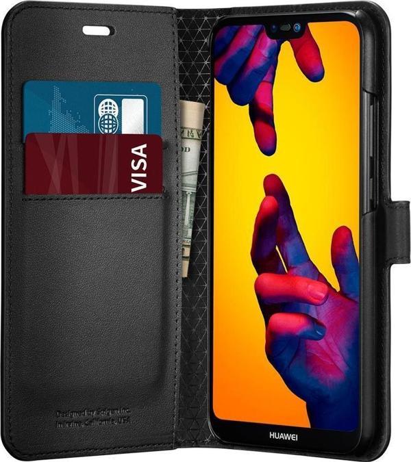 Spigen P20 Lite / Nova 3e ile Uyumlu Kılıf Wallet S Cüzdan - Image 1