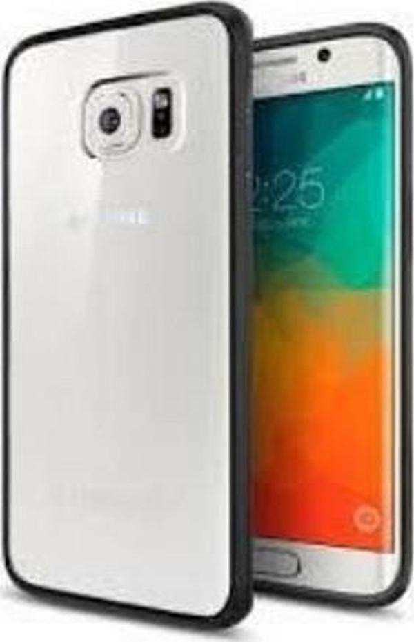 Spigen Galaxy S6 Edge Plus ile Uyumlu Kılıf Ultra Hybrid Black - Image 1