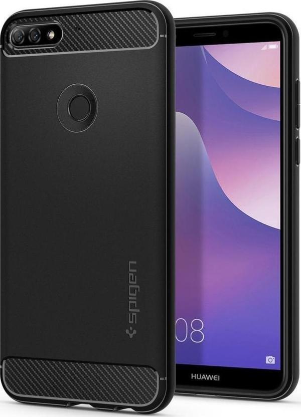 Spigen Y7 Prime 2018/Y7 2018/Nova 2 Lite/Enjoy 8 ile Uyumlu Kılıf Rugged Armor - Image 1