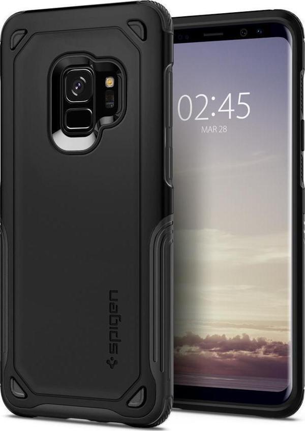 Spigen Galaxy S9 ile Uyumlu Kılıf Hybrid Armor Black - Image 1