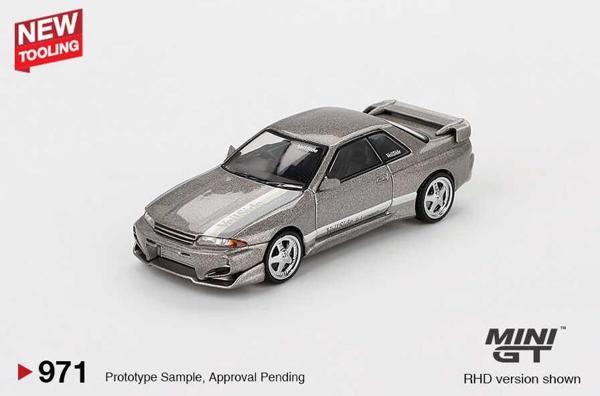 Mini GT 1/64 Nissan Skyline GT-R(R32) Veilside Combat C-I Veilside Combat Grey 971 - Image 1