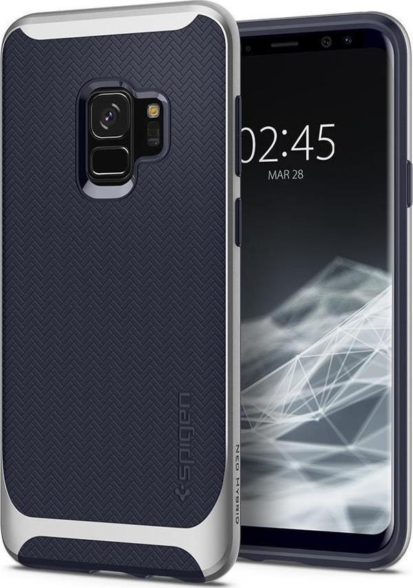 Spigen Galaxy S9 ile Uyumlu Kılıf Neo Hybrid Silver Arctic - Image 1