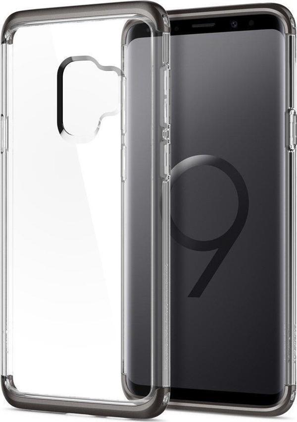 Spigen Galaxy S9 ile Uyumlu Kılıf Neo Hybrid NC Crystal Gunmetal - Image 1
