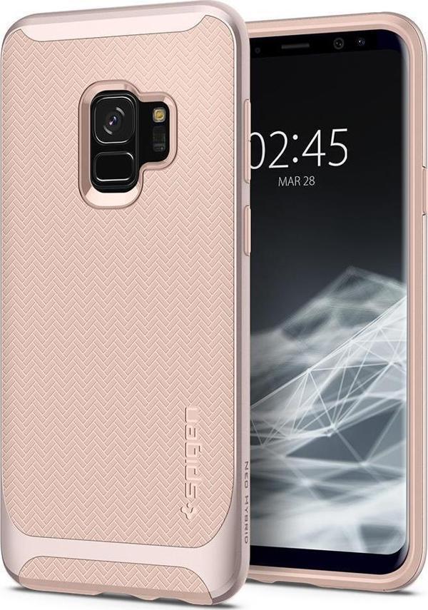 Spigen Galaxy S9 ile Uyumlu Kılıf Neo Hybrid Pale Dogwood - Image 1