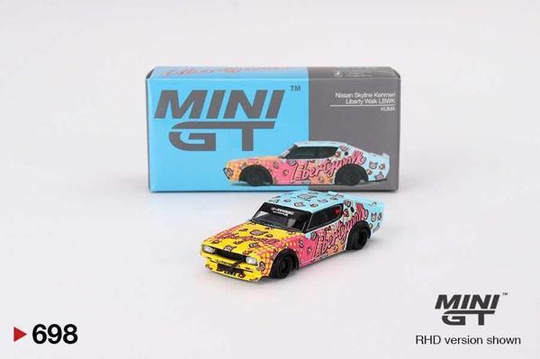 Mini GT 1/64 Nissan Skyline Kenmeri Liberty Walk LBWK KUMA 698 - Image 1
