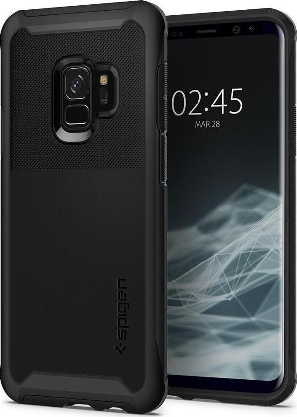 Spigen Galaxy S9 ile Uyumlu Kılıf Neo Hybrid Urban Midnight Black - Image 1