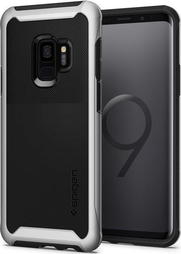 Spigen Galaxy S9 ile Uyumlu Kılıf Neo Hybrid Urban Silver Arctic - Image 1