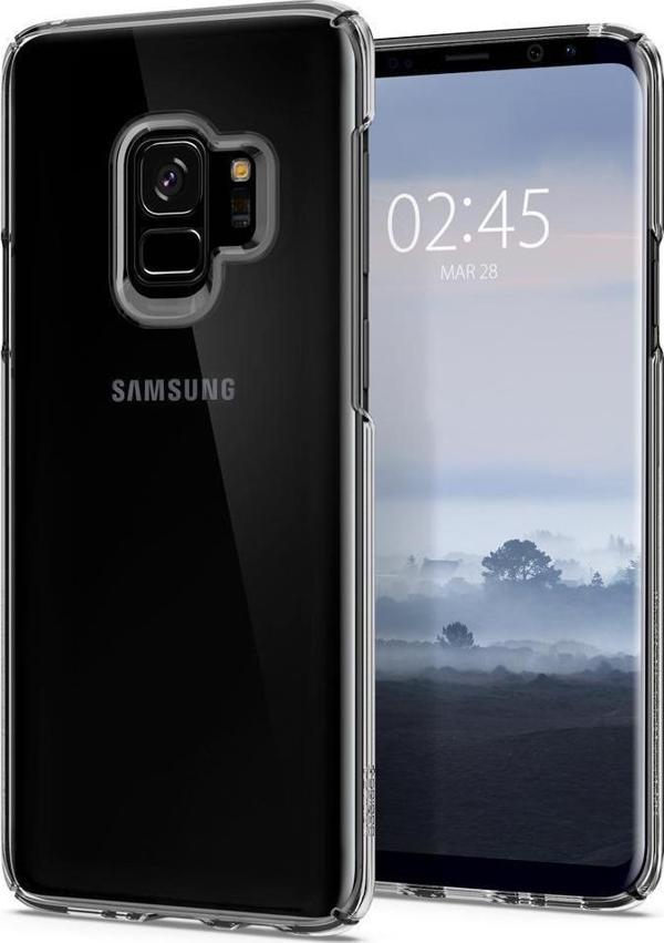 Spigen Galaxy S9 ile Uyumlu Kılıf Thin Fit Crystal Clear - Image 1