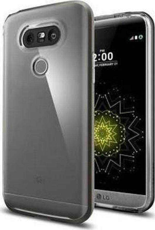 Spigen G5 ile Uyumlu Kılıf Neo Hybrid Crystal Gun Metal - Image 1