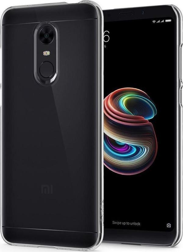 Spigen Redmi 5 Plus ile Uyumlu Kılıf Thin Fit Crystal Crystal Clear - Image 1