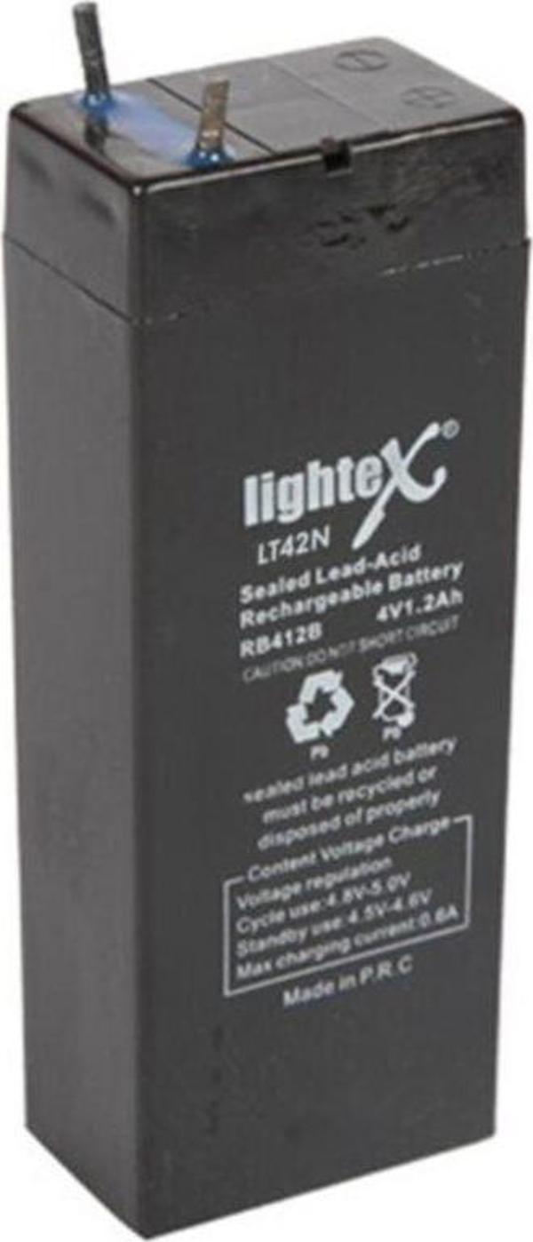 Lightex Akü 4V 1.2Ah Işıldak Fener (3.5X9X2Cm) 4V 1,2A - Image 1