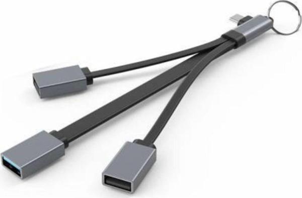 Markalonya Çoklayıcı 3 Port Hub 3.1 Adaptör Çevirici Type C To Usb 3.0 - Image 1