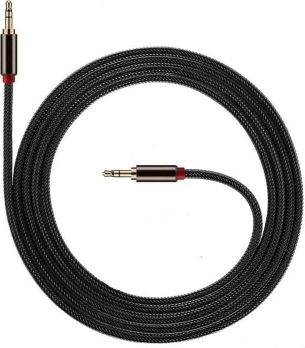 Markalonya Aux Audio Kablo Ses Aktarıcı Örgü Kablo 3 m - Image 1