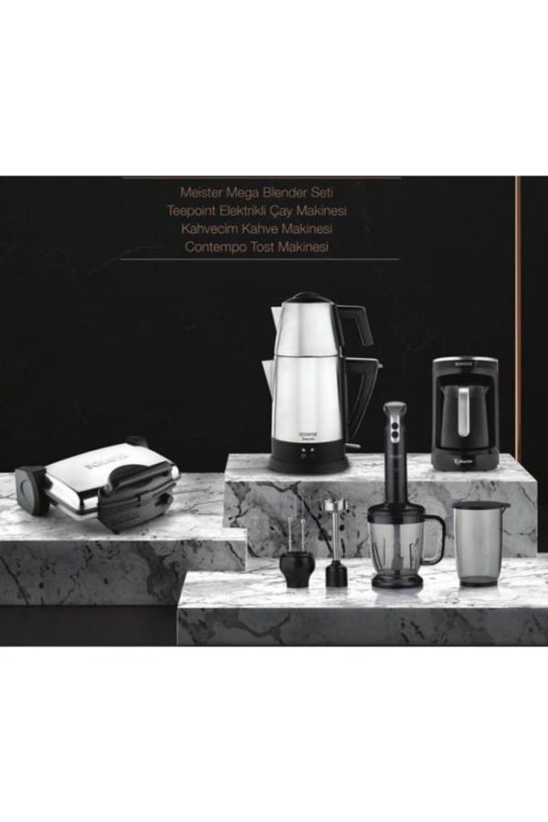 Kea Elektro Mega 4'lü Çeyiz Seti Ev Aletleri Mutfak Inox - Image 1