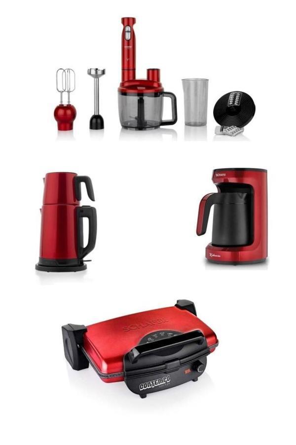 Elektro Mega Set 4 Lü Kırmızı - Image 1