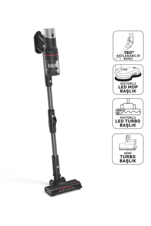 MagiClean HydroFlex Dikey Şarjlı Süpürge  Siyah - AR4210 - Image 1