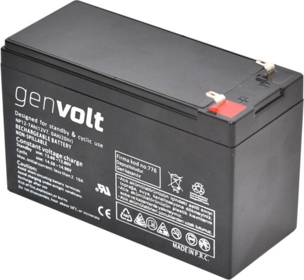 Genvolt 12V 7Ah Alarm Ups Kepenk Bakımsız Kuru Akü - Image 1