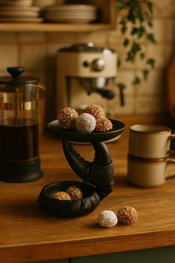 Pamuk'S Design Dekoratif Yengeç Kıskaç Tasarım Sunumluk Takı Mum Şeker Vegan Üretim - Image 1