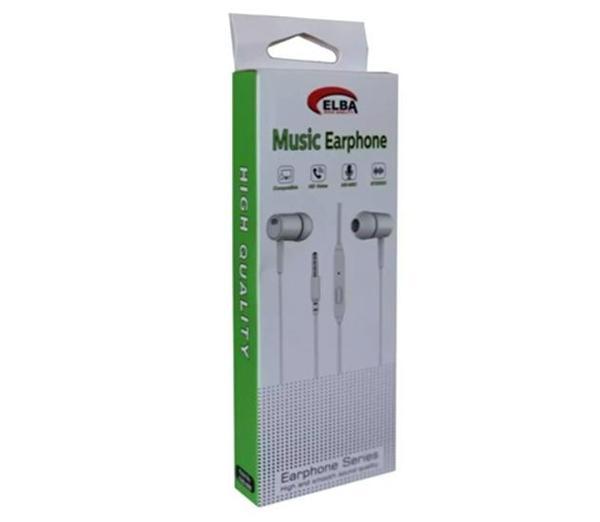 Elba Kulaklık Kablolu Elb-22-D21B Beyaz - 3 adet - Image 1