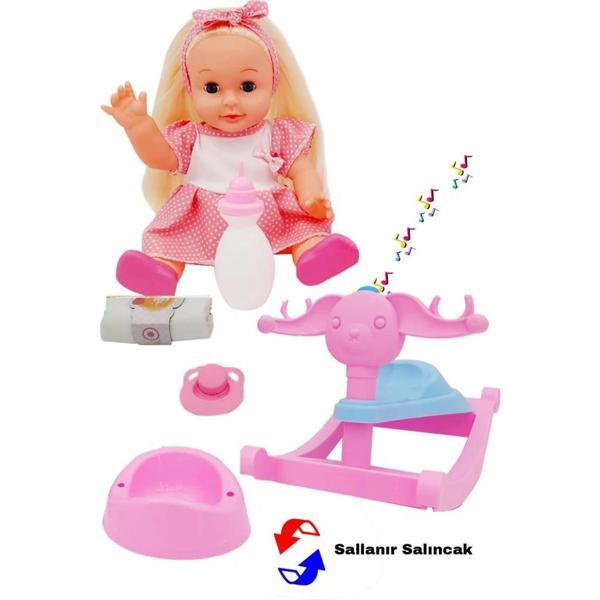 Nessiworld Global Toys Panda Salıncaklı Altını Islatan Bebek Türkçe Masal Anlatır - Image 1