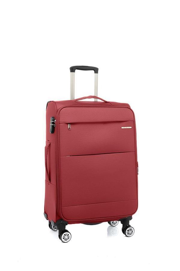 Louisiana Polo Orta Boy Lüx Kumaş Valiz Bordo 2082 - Image 1