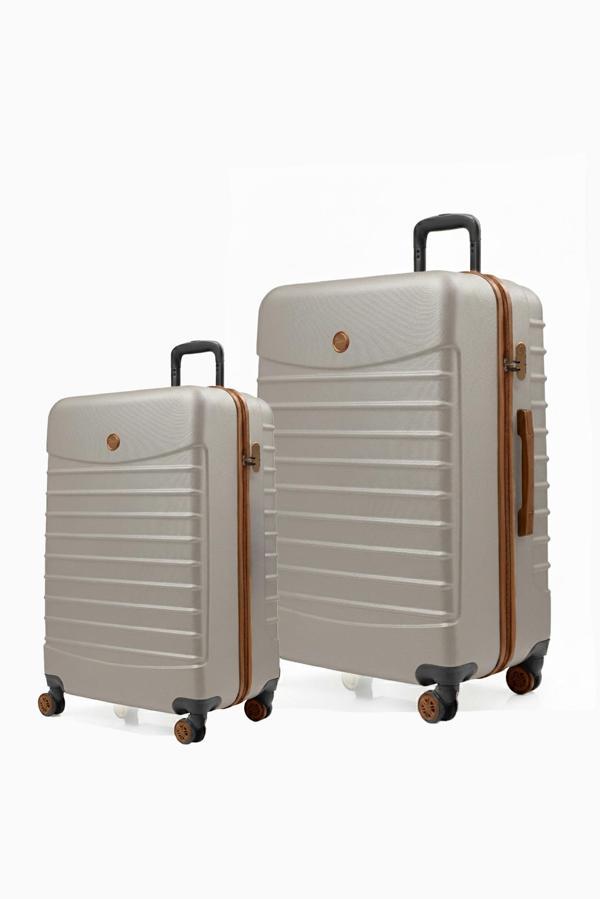 2'li Valiz Seti Büyük Boy - Kabin Boy Vizon-Taba 1168 - Image 1