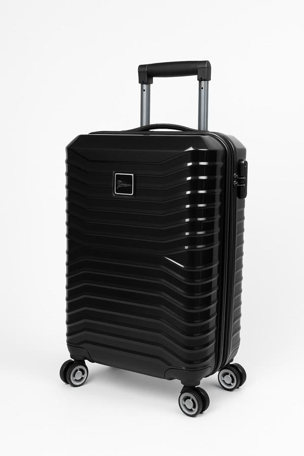 Kabin Boy %100 Polikarbon Valiz Parlak Siyah 1819 - Image 1