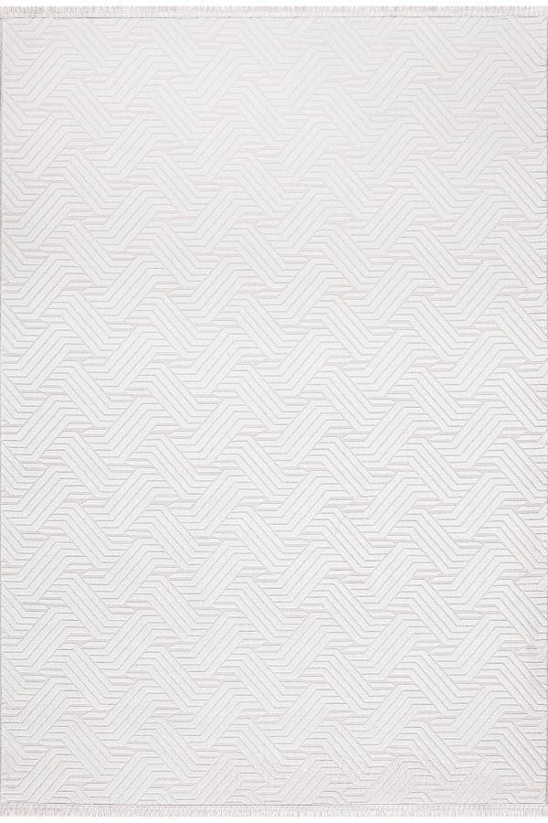 Pastel Halı Zena 406A Krem Bej Serisi Akrilik Salon Oturma Yatak Odası Halısı - Image 1