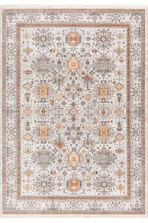 Pastel Halı Discovery 1490A Kemik Sarı Salon Oturma Yatak Odası Halısı - Image 1