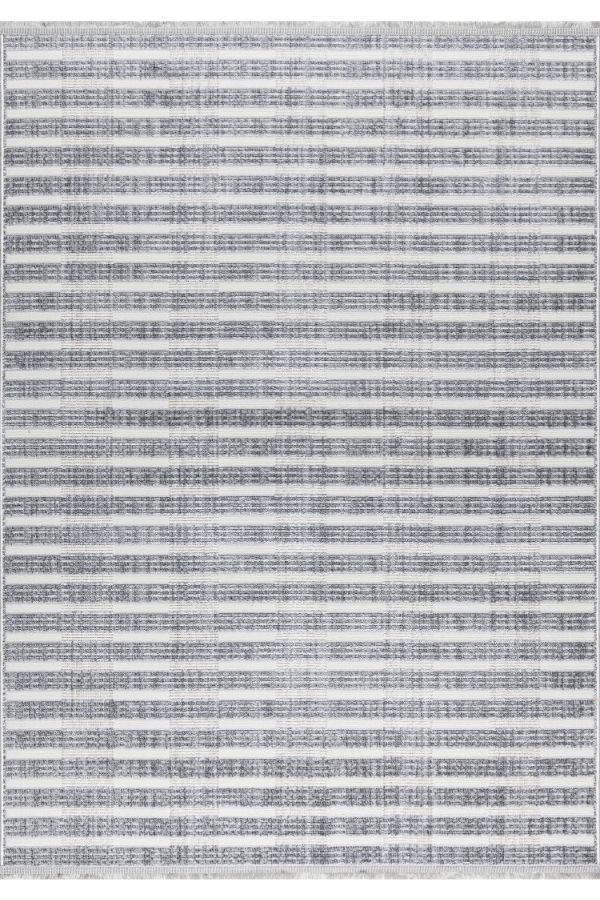 Pastel Halı Rio C2590A Gri Beyaz Serisi Salon Oturma Yatak Odası Halısı - Image 1