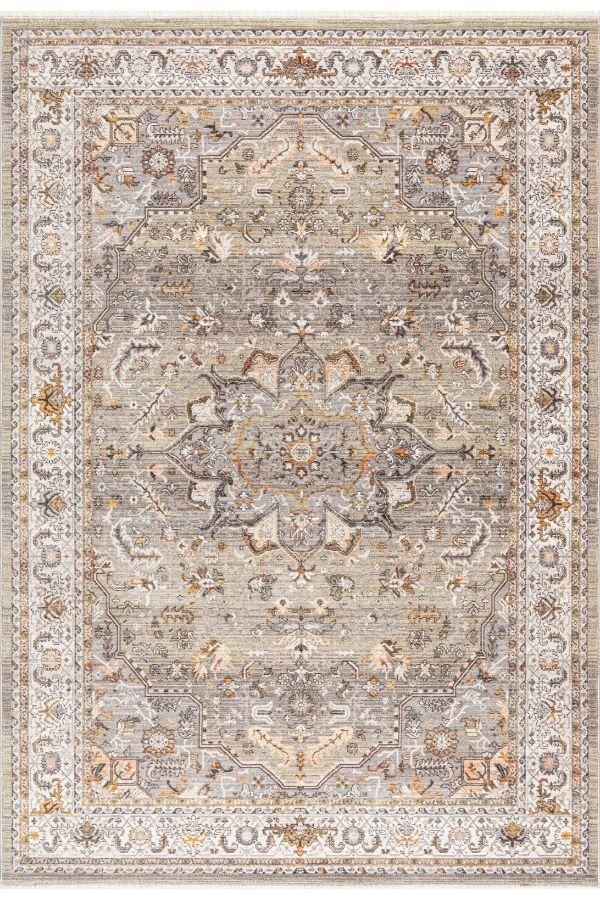 Pastel Halı Discovery 1540A Yeşil Bej Salon Oturma Yatak Odası Halısı - Image 1