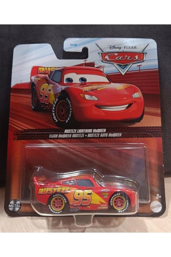 Disney Pixar Cars Tekli Karakter Araçlar Rusteze Lightning McQUEEN DXV29 FGD64 - Image 1