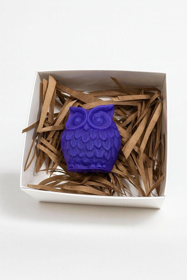 Calma Flame Hediyelik Baykuş El Yapımı Soya Mum – Romantik Hediye Sevgililer Günü Ev Dekor, Özel Gün Hediye - Image 1