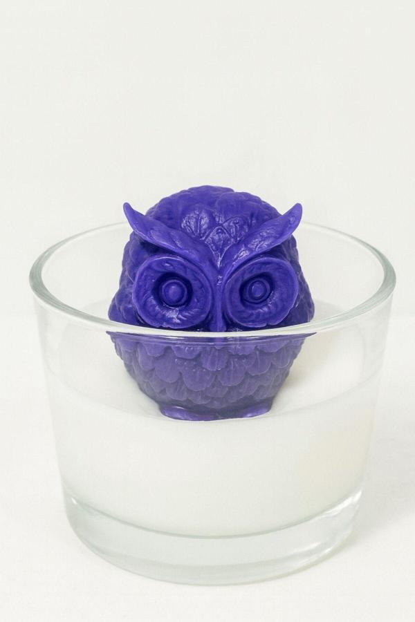 Calma Flame Hediyelik Baykuş Mum El Yapımı Soya Mum – Romantik Hediye Sevgililer Günü Ev Dekor, Özel Gün Hediye - Image 1