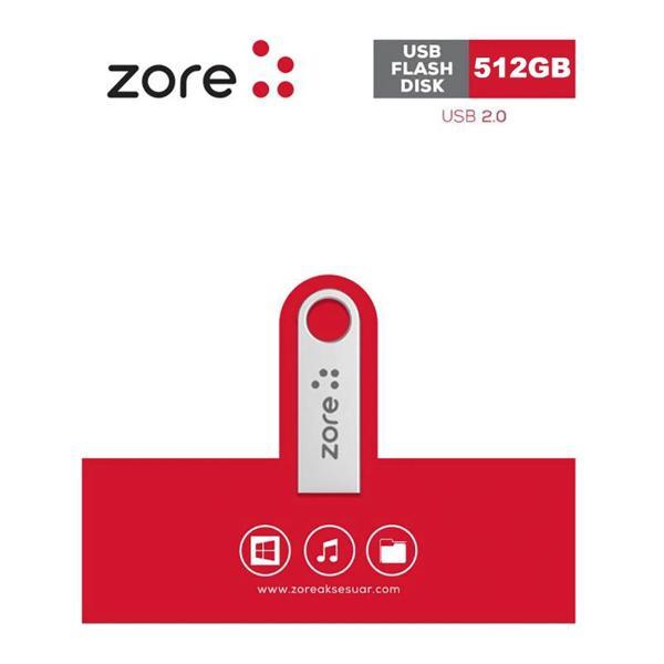 Zore Metal USB 2.0 Flash Disk 512GB - Image 1