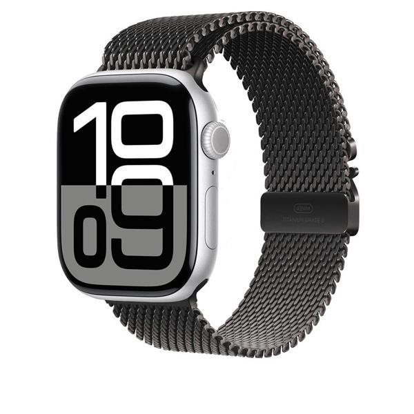 Apple Watch 7 45mm Zore KRD-100 Titanyum Hasır Kordon - Image 1