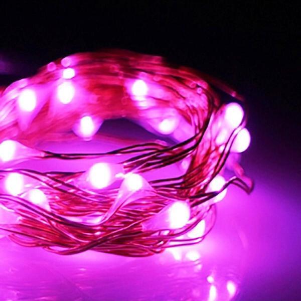 Kuzey 8 Metre Pembe Pilli Led Işık Canlı Pembe Işık Ip65 Su Geçirmez Sevgililer Gününe Özel Pembe Led Işık - Image 1