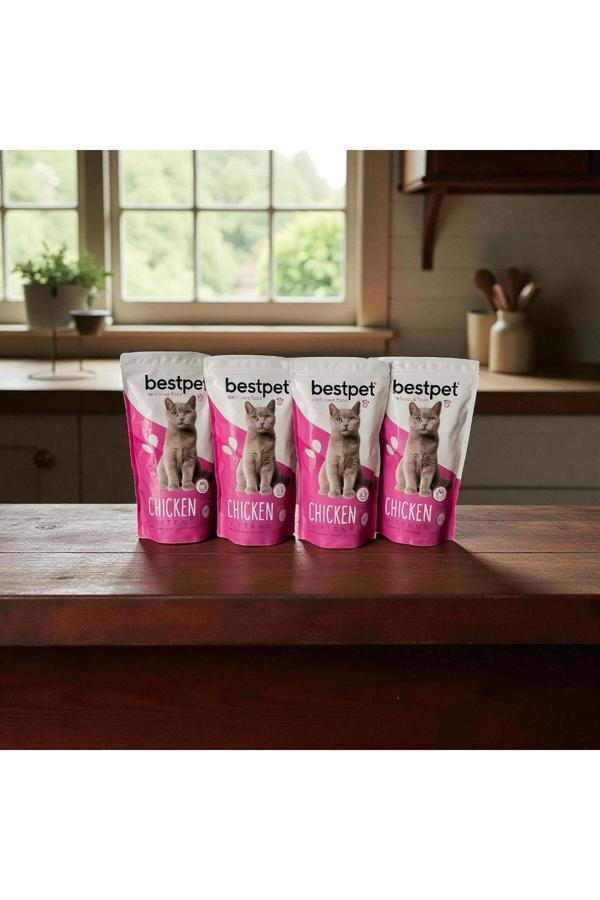 tavuklu yavru kedi maması 1 kg*4 adet - Image 1