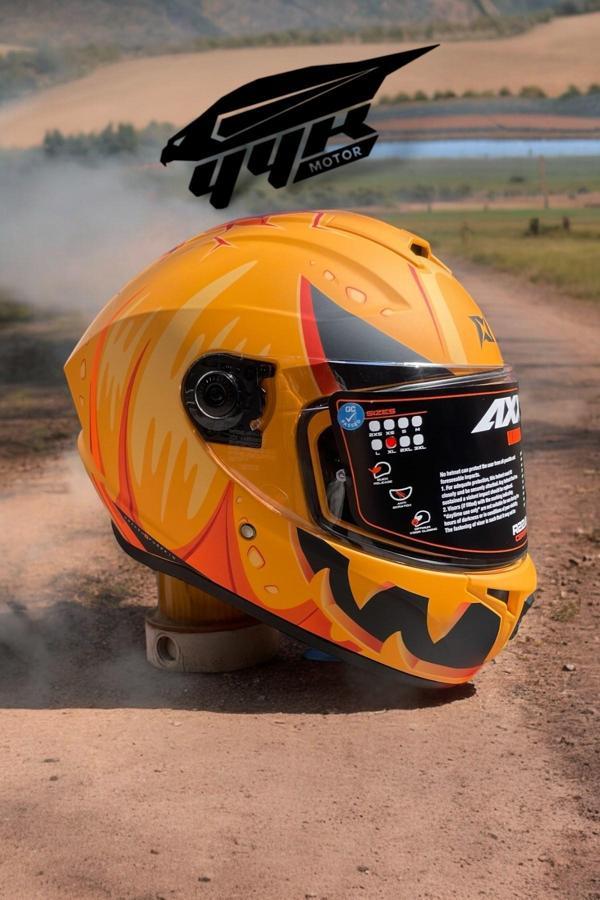 AXXIS Draken S Pumpkın C3 Matt Yellow - Image 1