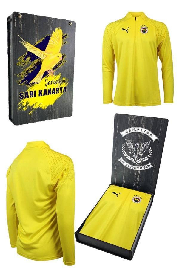 Fenerbahçe Lisanslı 23/24 A Takım Uv Kutulu Futbolcu Yarım Fermuar Sweat - Image 1