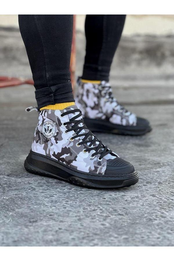 Wagoon WG017 Acık Askeri Erkek Yarım Bilek Casual Ayakkabı - Image 1