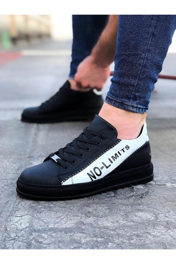 Wagoon WG027 Kömür Beyaz No Limit Erkek Casual Ayakkabı - Image 1