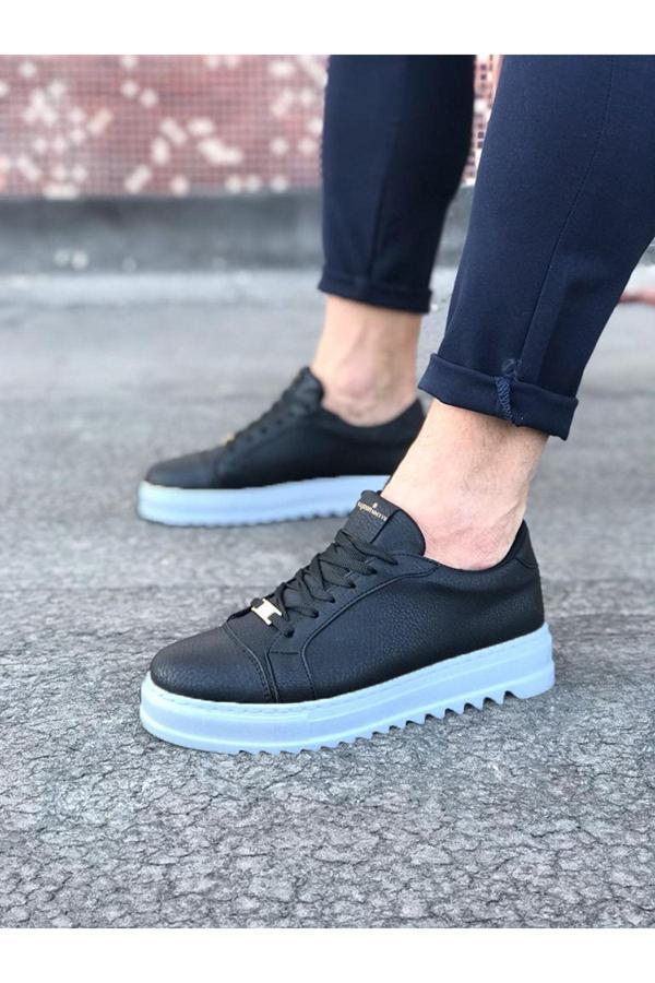 Wagoon WG025 Siyah Erkek Casual Ayakkabı - Image 1