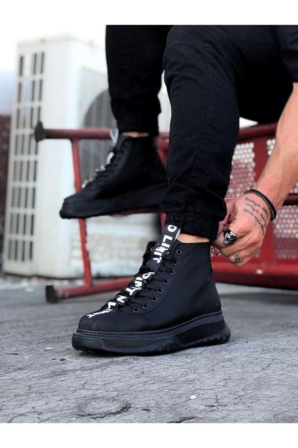 Wagoon WG03 Kömür Şerit Yarım Bilek Bot - Image 1